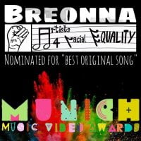 Anna has received a Munich Music Video Awards nomination for Best Original Song for "Breonna" by Artists 4 Racial Equality!